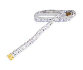 Rubberised 1,50 m measuring tape