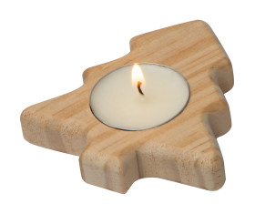 Wooden tea light holder